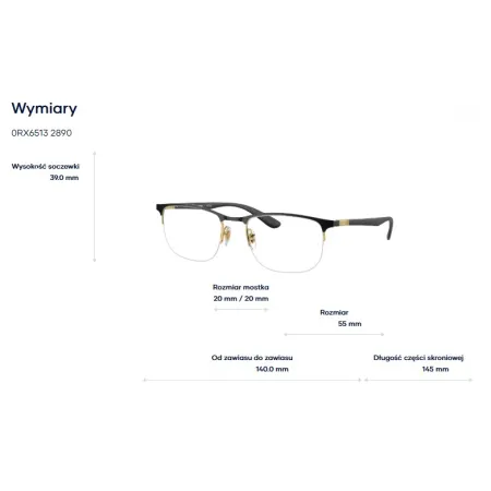 Ray-Ban 0RX 6513 2890